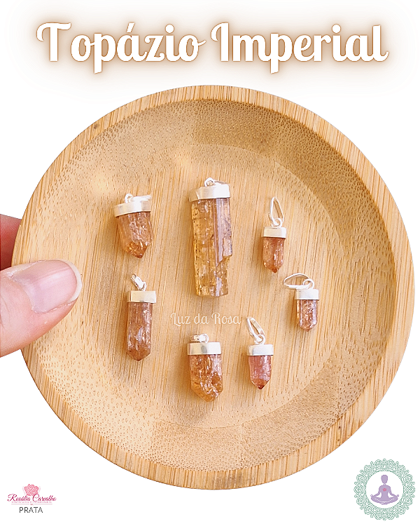 Pingentes Topázio Imperial - Prata 925