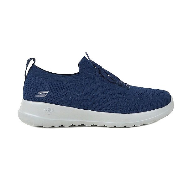 Tênis Feminino Skechers Go Walk Joy Azul Marinho - 24192