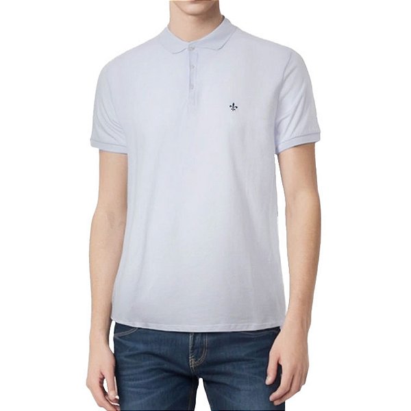 Camisa Polo Masculino Dudalina MC Essentials Branca - 087503