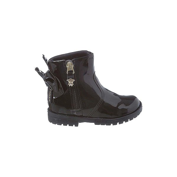 Bota Infantil Feminina Ortope Baby Boot Preta 14031