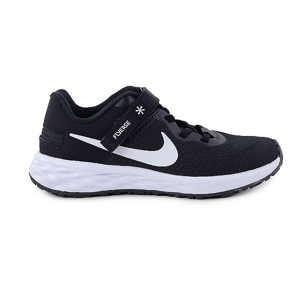 Tênis Infantil Nike Revoluction 6 Black White - DD114