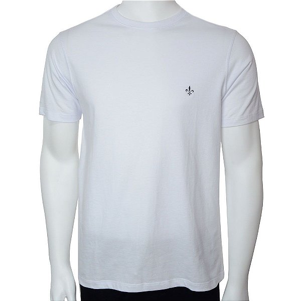 Camiseta Masculina Dudalina MC Lisa Branca - 08770