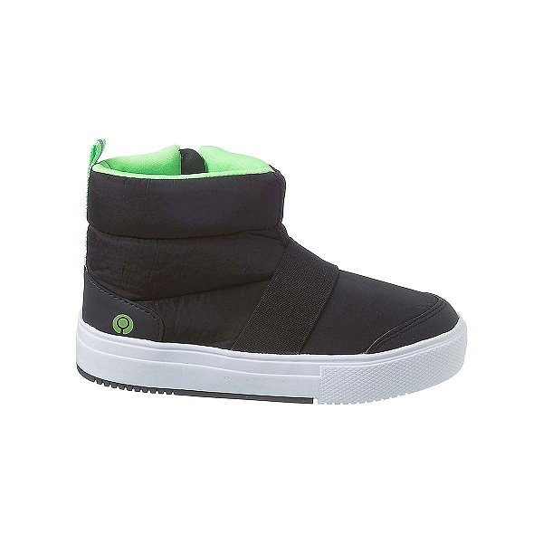 Bota Infantil Masculina Ortopé Abotinada Preta - 55013