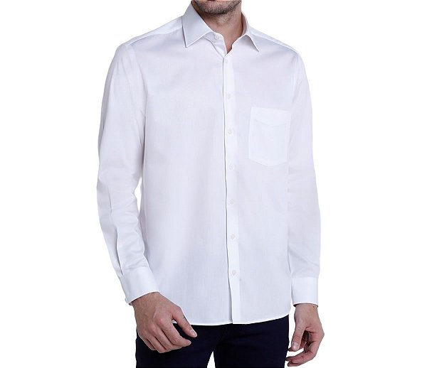 Camisa Masculina Dudalina ML Slim Branca - 530105