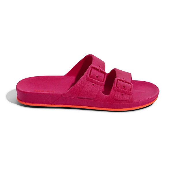 Chinelo Feminino Santa Lolla Julia Rosa Neon - 039D