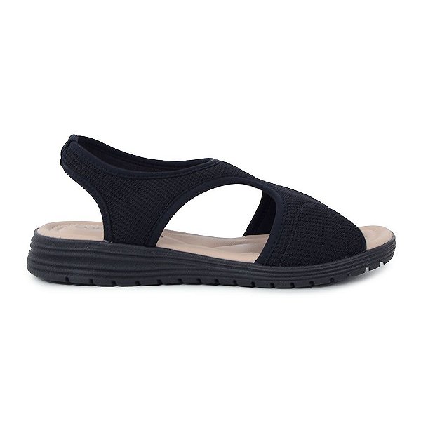 Sandália Feminina Comfortflex Preto - 2251402