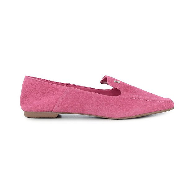 Sapato Feminino Santa Lolla Mocassim Camurça Rosa 03E2288F