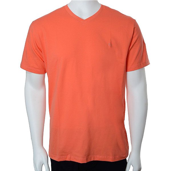 Camiseta Masculina Ogochi MC Essencial Slim Laranja - 006000