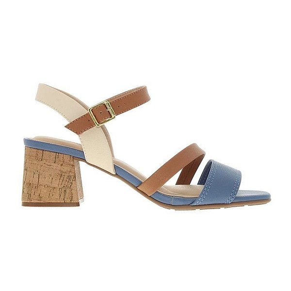 Sandália Feminina Modare Denim Marrom - 7172