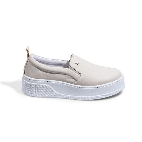 Tênis Feminino Santa Lolla Slip On Confort Branco Gelo - 062