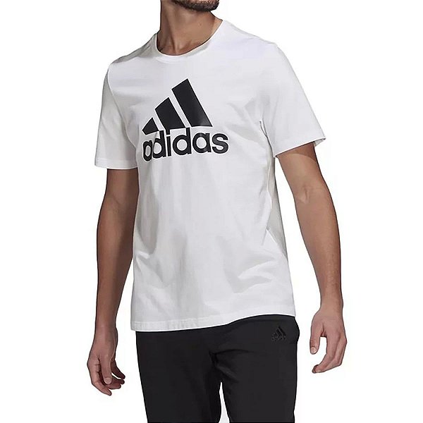Camiseta Masculina Adidas Logo Branca - ED9606 - Estrela Mix - Uma Loja  Completa