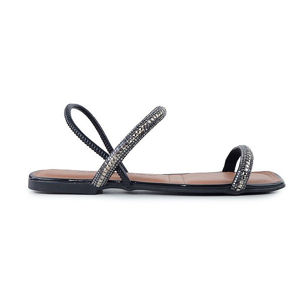 Sandália Feminina Dakota Pewter Preta - Z9541