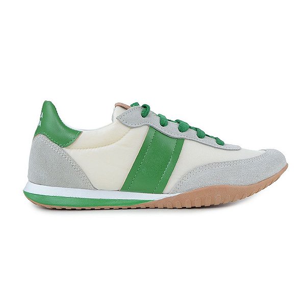 Tênis Feminino Giulia Domna Jogging Branco Verde - 117