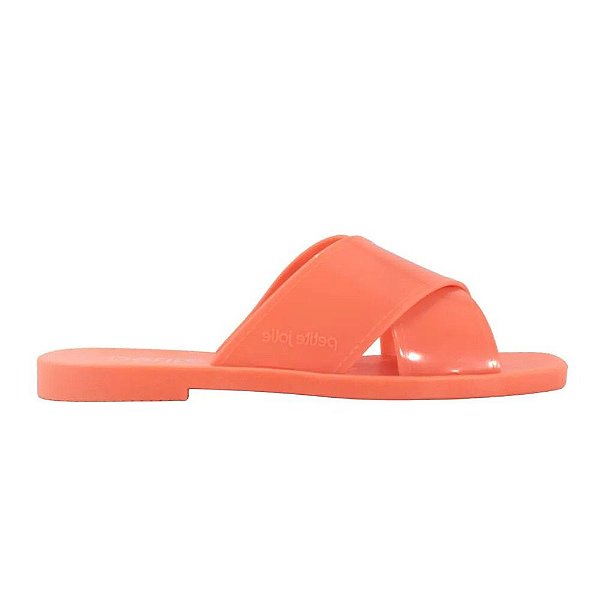 Chinelo Feminino Petite Jolie J-Lastic Laranja Peach - PJ579