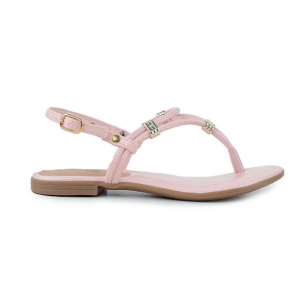 Sandália Infantil Feminina Kidy Flat Ibiza Bege 1460