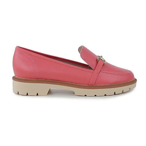 Sapato Feminino Beira Rio Mocassim Rosa - 4283