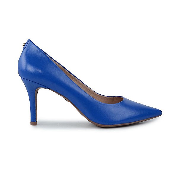 Sapato Feminino Jorge Bischoff Scarpin Azul - J14904