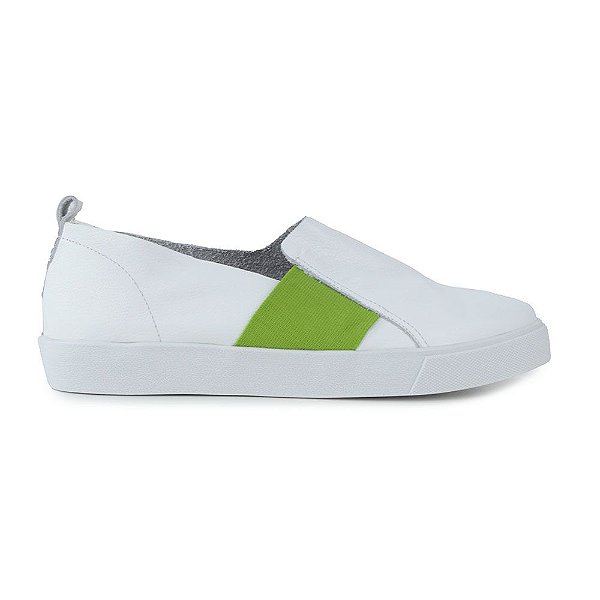 Tênis Feminino Lugo Couro Soft Branco - 0209