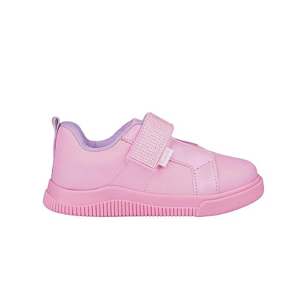 Tênis Infantil Feminino Pampili Pom Pom Rosa Bale - 699005