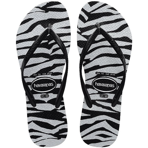 Chinelo Feminino Havaianas Animals Preto - 4147852