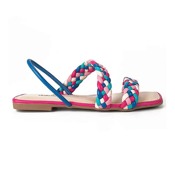 Sandalia Feminina Dakota Genebra Petala Azul - Y0431-000