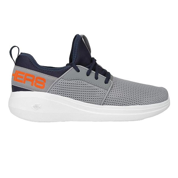 Tênis Masculino Skechers Go Run Fast Cinza - 55103BR