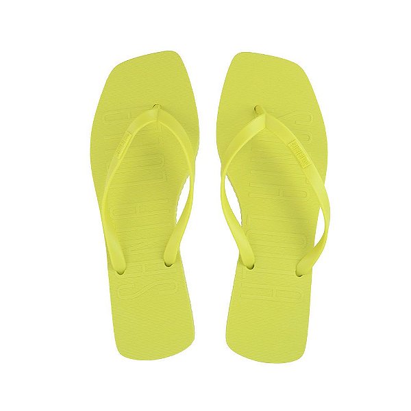 Chinelo Feminino Santa Lolla Flip Flop Verde Limão - 053A