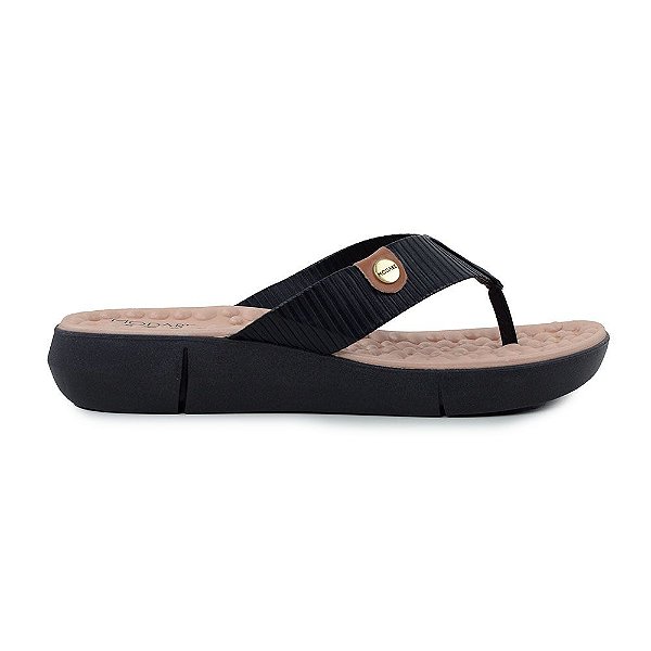 Chinelo Feminino Modare Preto - 7142