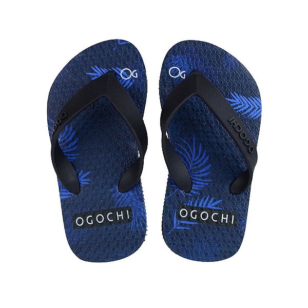 Chinelo Infantil Masculino Ogochi Azul - 048486