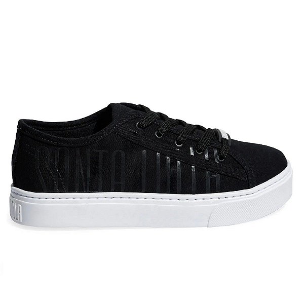 Tênis Feminino Santa Lolla Lona Deserto Preto - 01AC