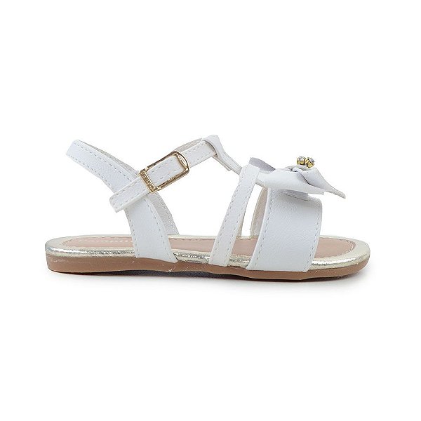 Sandália Infantil Feminina Pampili Mili Branco - 642038