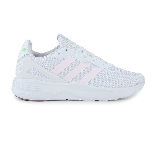 Tênis Feminino Adidas Nebzed Branco Pink - GX4210
