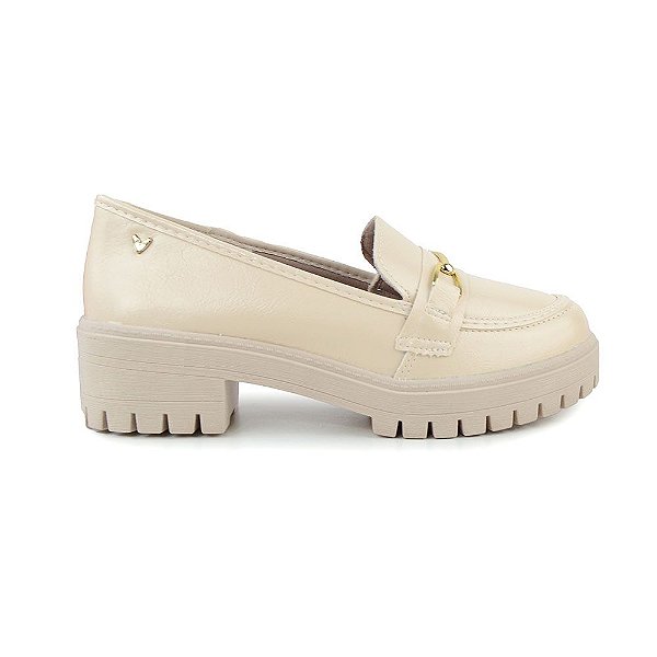 Sapato Feminino Mississipi Oxford Tratorado Baunilha - Q8551