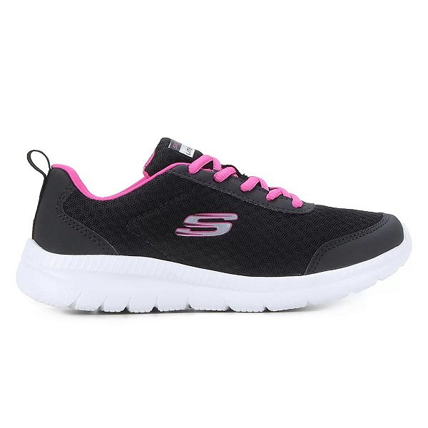 Tênis Infantil Feminino Skechers Bountiful Be Kind Preto - 3