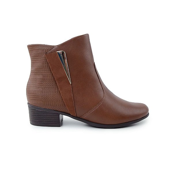 Bota Feminina Comfortflex CB Marrom - 2386302