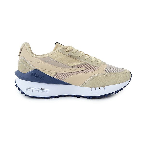 Tênis Masculino Fila Renno Vintage Bege - F01L