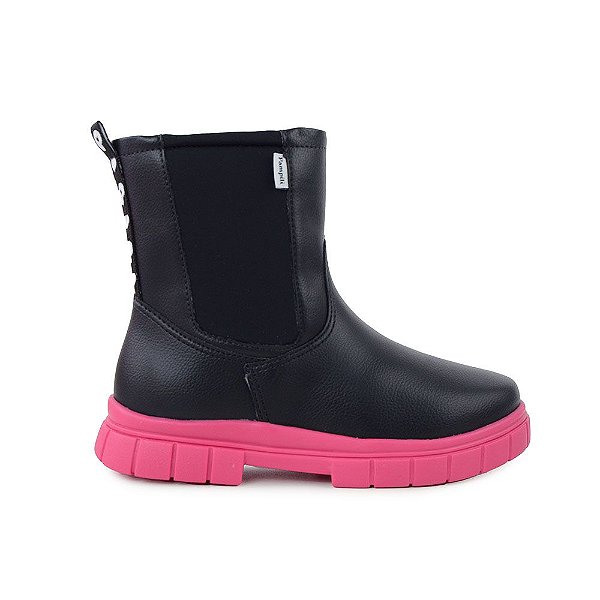 Bota Infantil Feminina Pampili Lucky Preta - 711003