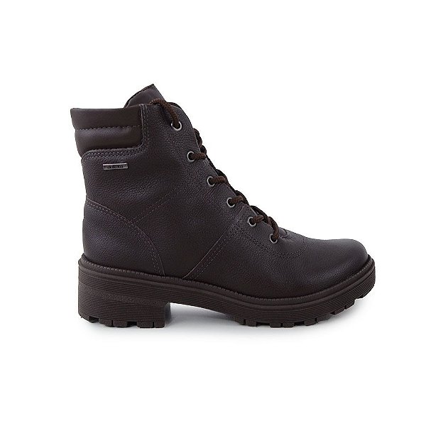 Bota Feminina Dakota Coturno Couro Marrom - G5681