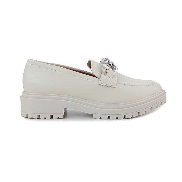 Sapato Feminina Vizzano Oxford Branco Off - 1411101 - Estrela Mix - Uma  Loja Completa