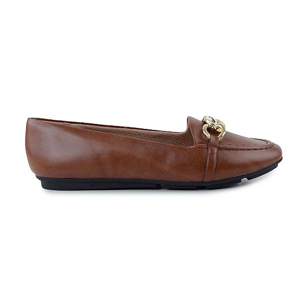 Sapatilha Feminina Piccadilly Loafer Michele Camel - 1220