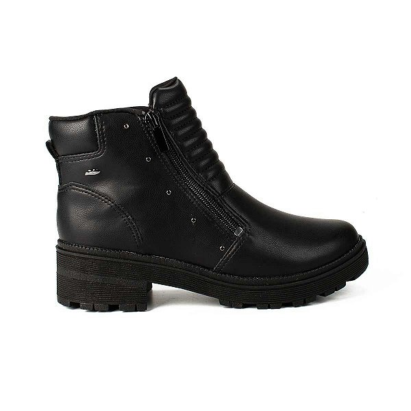 Bota Feminina Dakota Cano Baixo Preta - G5653