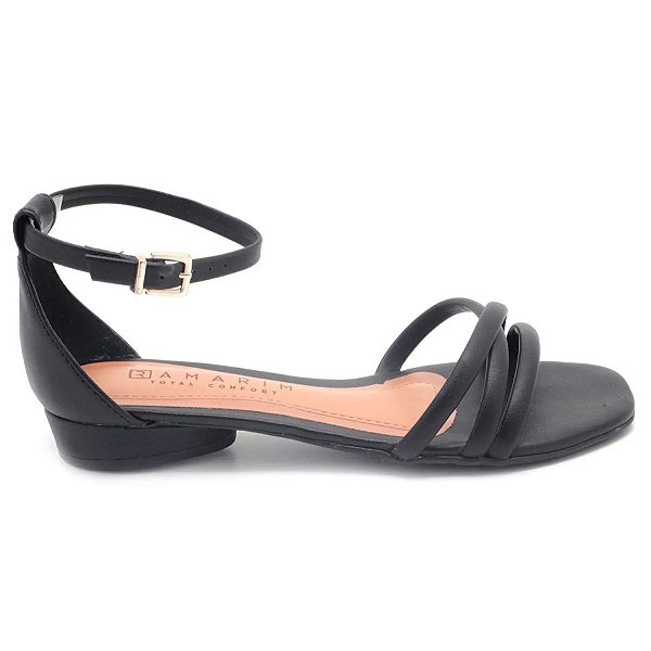 Sandália Feminina Ramarim Plus Preta - 2223201