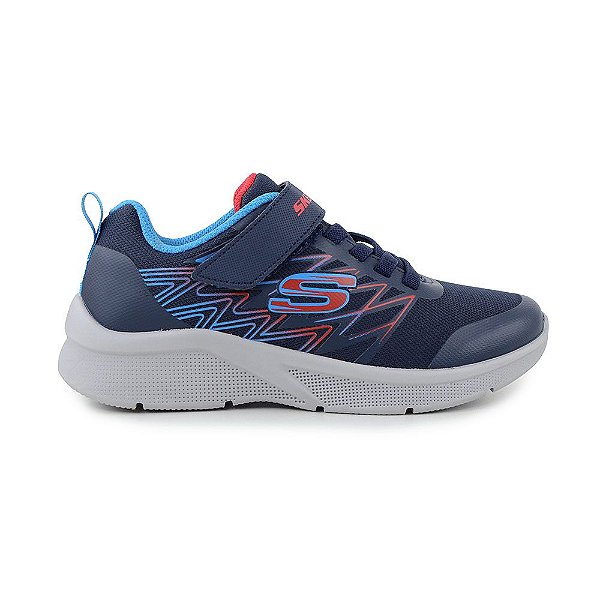 Tênis Infantil Masculino Skechers Microspec Azul - 403770L