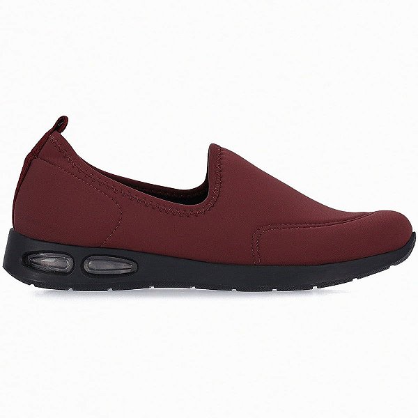 Tênis Feminino Piccadilly Conforto Burgundy Bordô - 979032