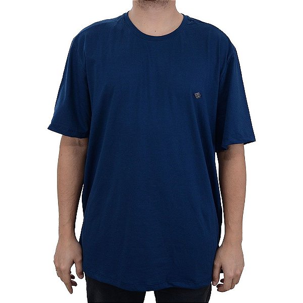 Camiseta Masculina Olho Fatal MC Plus Size Storm Azul - 7100