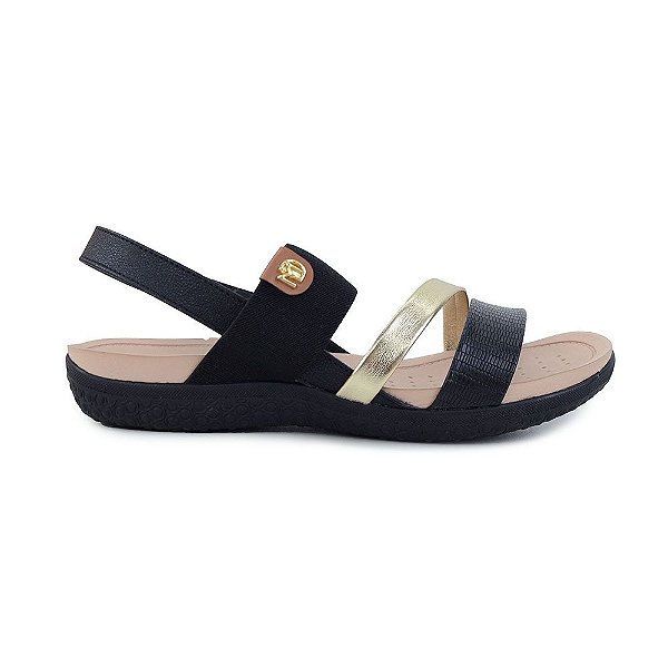 Sandália Feminina Modare Ultra Conforto Preta - 7125