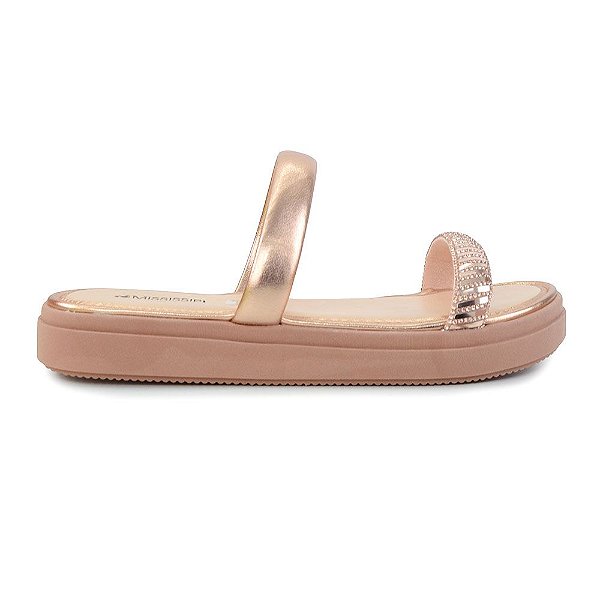 Sandália Feminina Mississipi Flatform Rose - Q9143