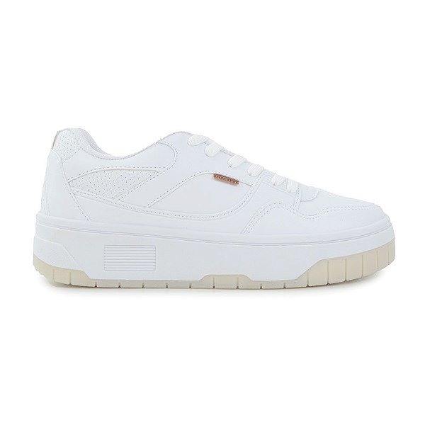 Tênis Feminino Anacapri Flatform Branco - C305