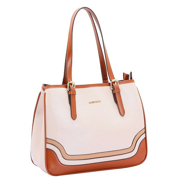 Bolsa Feminina Chenson Ombro Bege - 84042