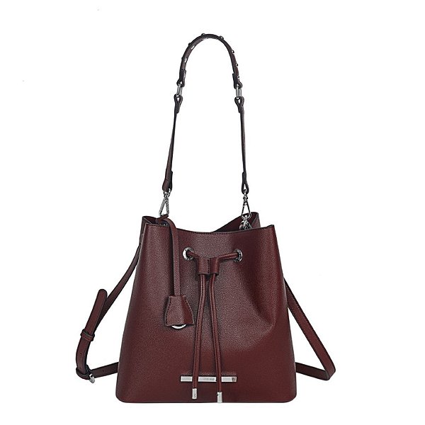 Bolsa Feminina santa Lolla Caviar Bordô - 0452